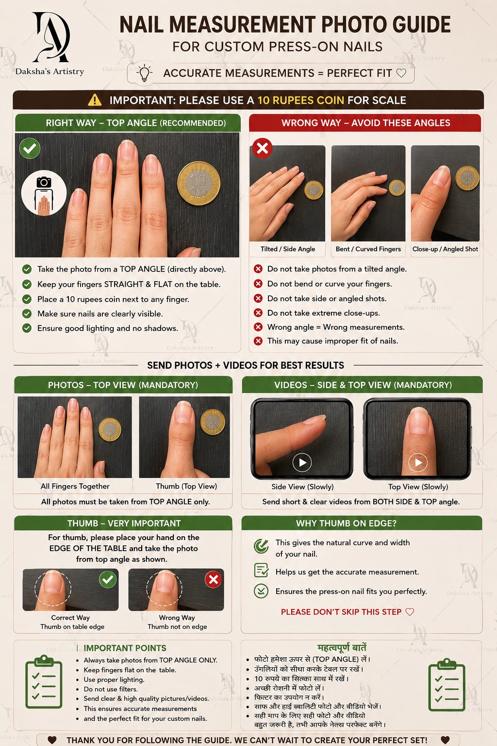 Nail Measurement Guide